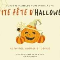 Petite fête d'Halloween - Jeudi 28 octobre 2021 15:00-17:30