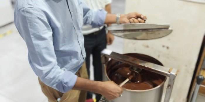 Visite d'une chocolaterie